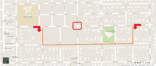 Street Closure Map